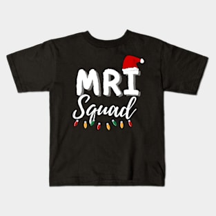 MRI Tech Squad Cute  Happy new year Kids T-Shirt